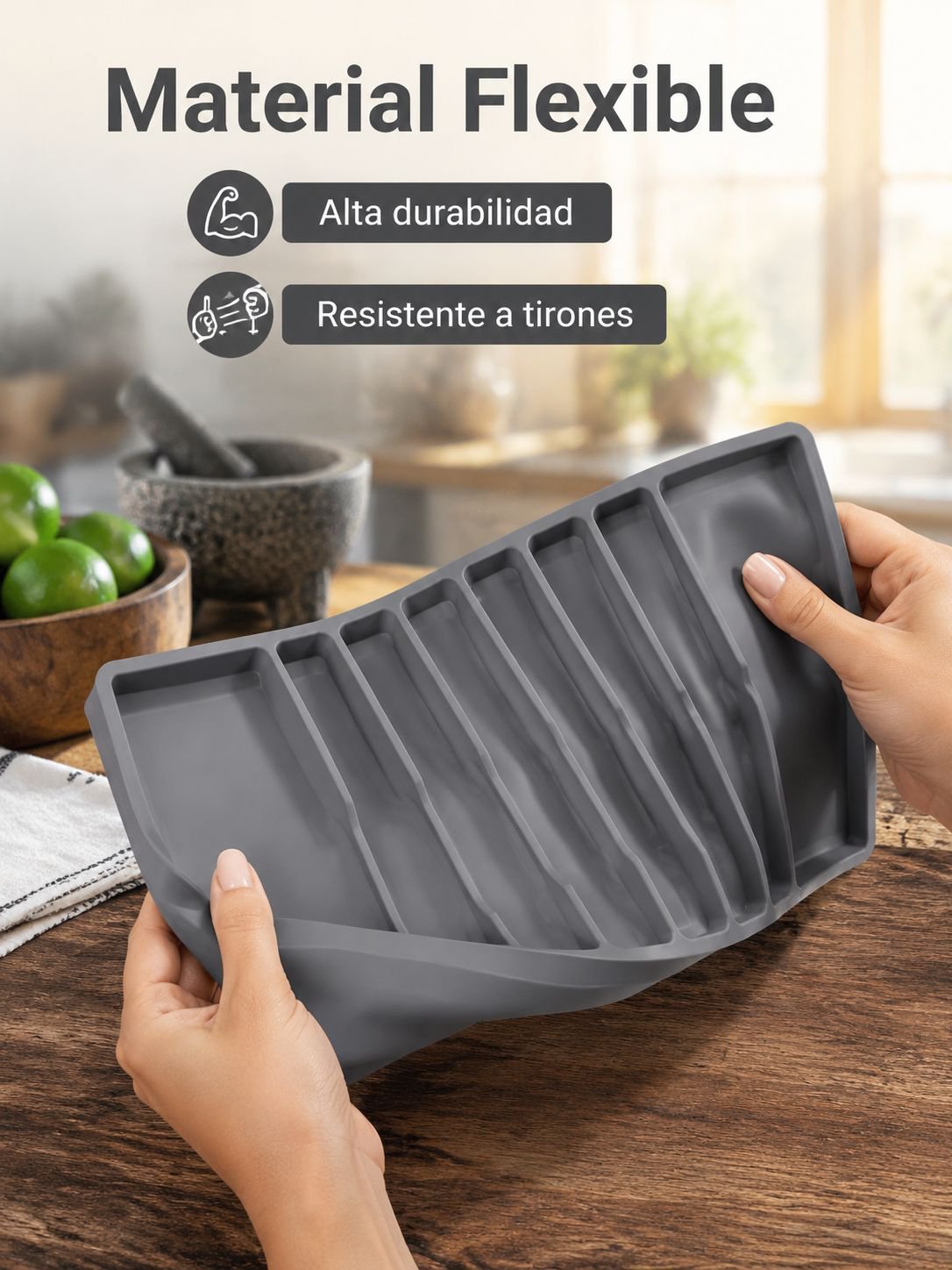 Divisor de compartimentos de silicona para el hogar