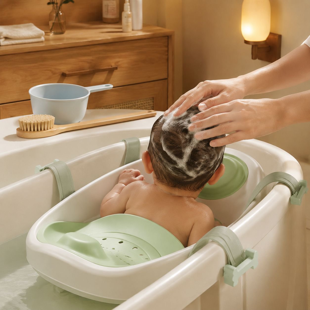 Accesorio de baño antideslizante para bebés