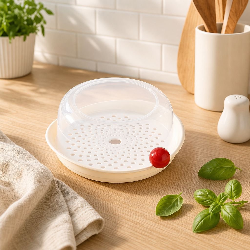 Thickening Microwave Steamer Steamer Dopamine with a lid Transparent and visible Simple operation St