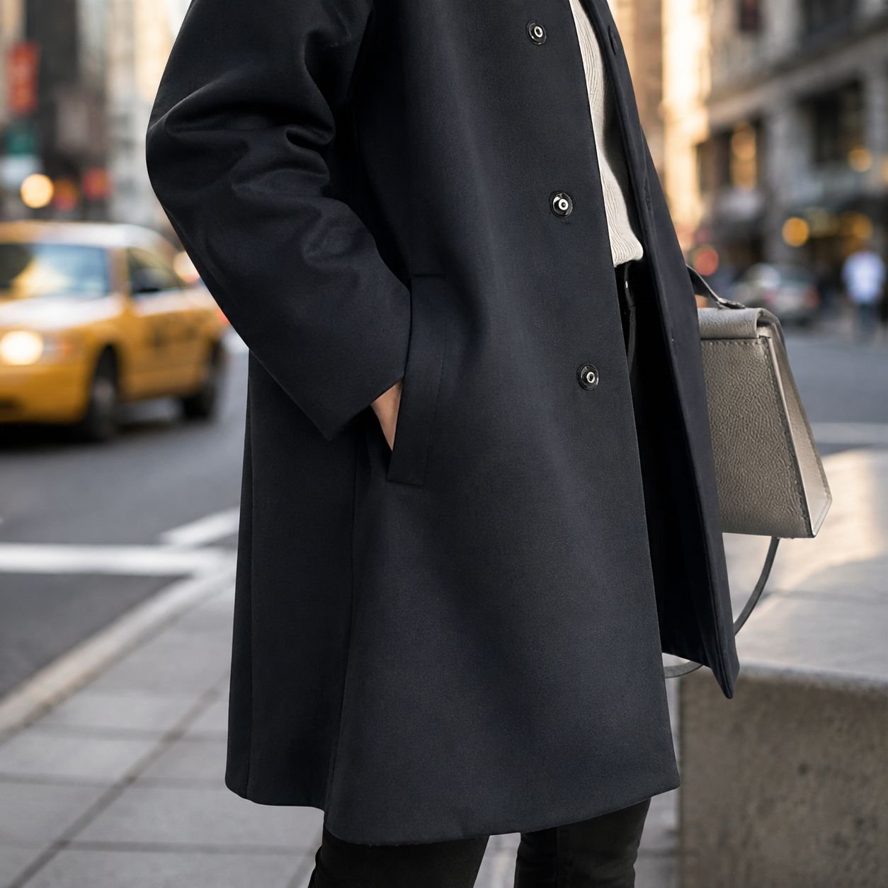 Chaqueta recta para mujer, ideal para otoño e invierno