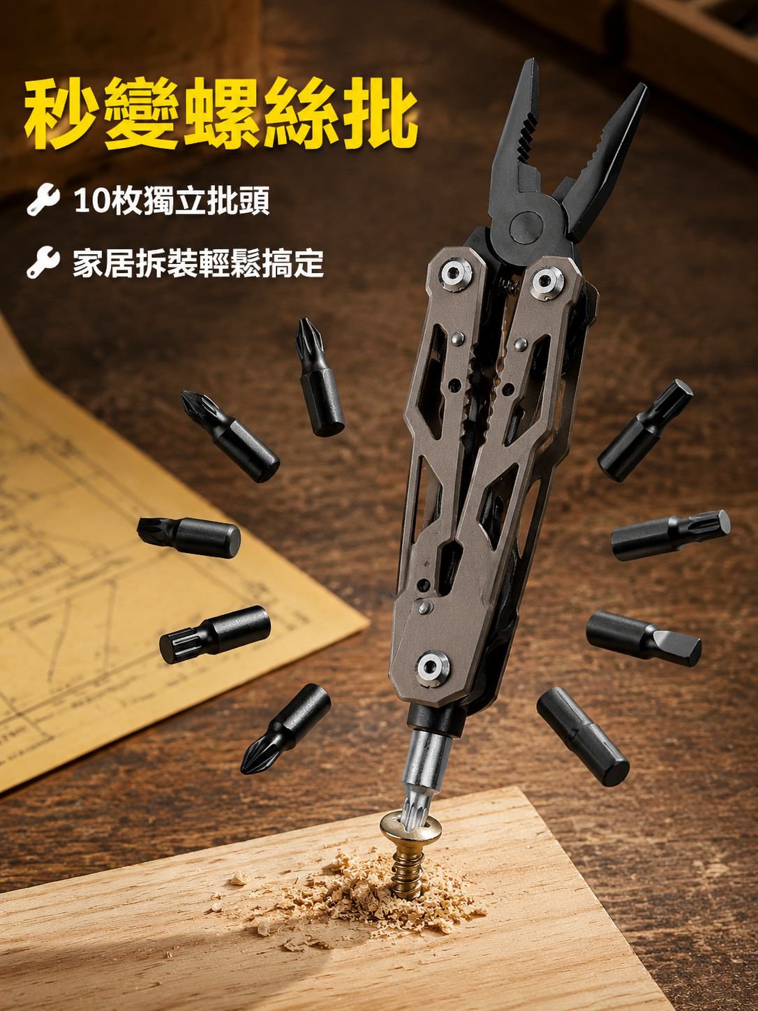 多功能戶外不鏽鋼折疊鉗子