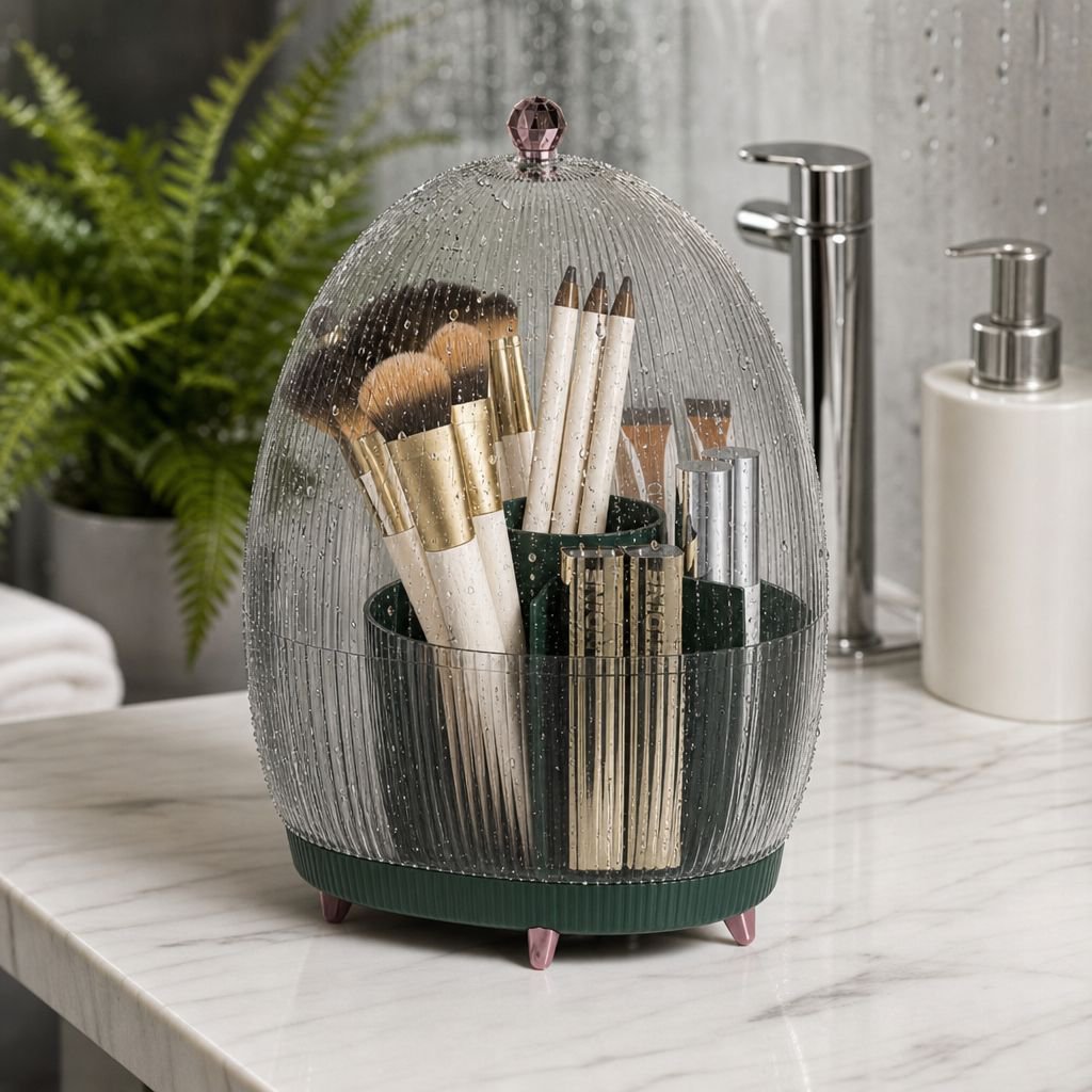 Makeup Storage Eyebrow Pencil Desktop Rotating Pen Holder
