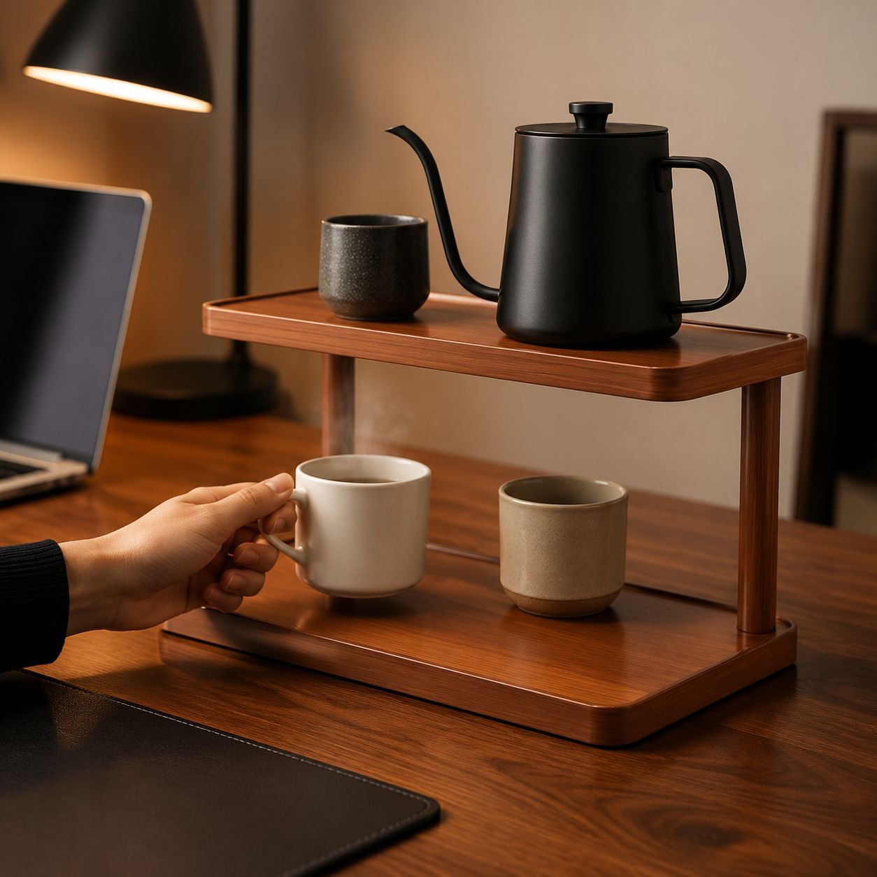 Desktop storage rack cup storage rack dining table countertop workstation water cup coffee cup tea s