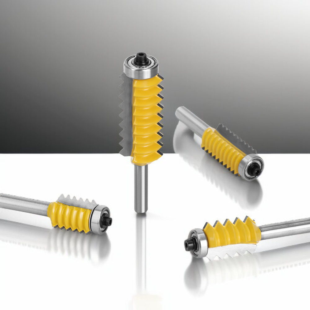 Fraise à mortaise et tenon multi-dents 8 mm pour bois Fraise à rainurer et à ondulations