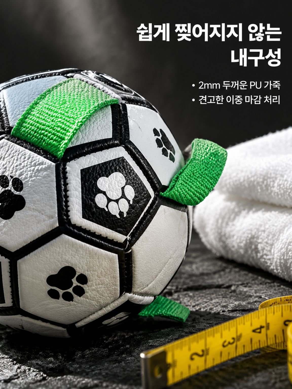 소형견용 내구성 좋은 축구공 장난감