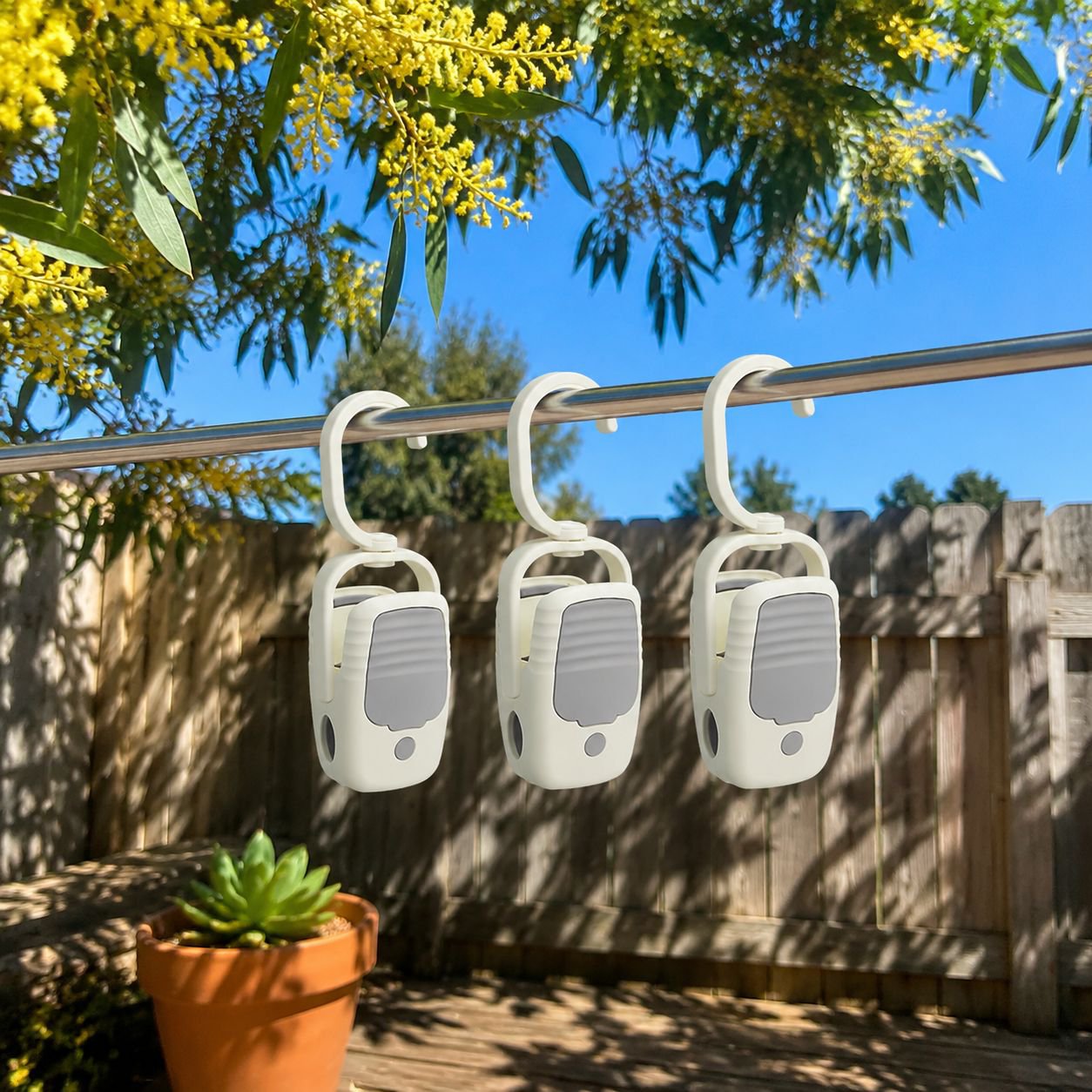 Non-slip laundry clip with soft rubber for secure hold