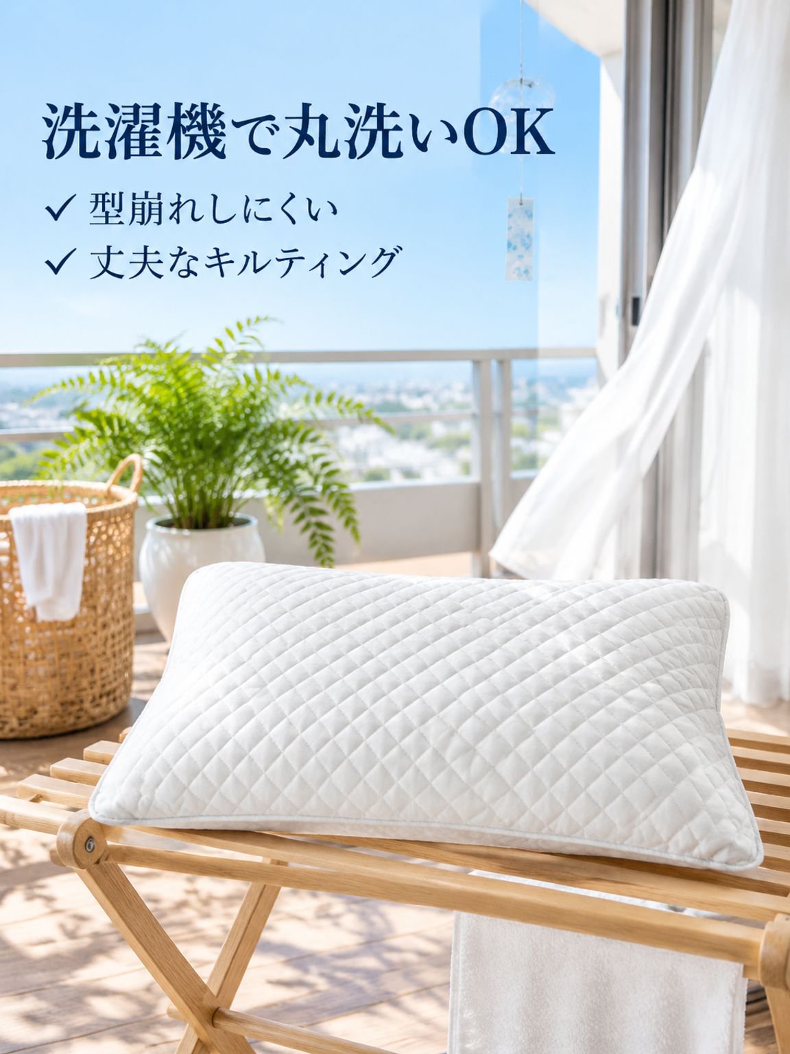 防ダニ防汗枕芯保護カバー