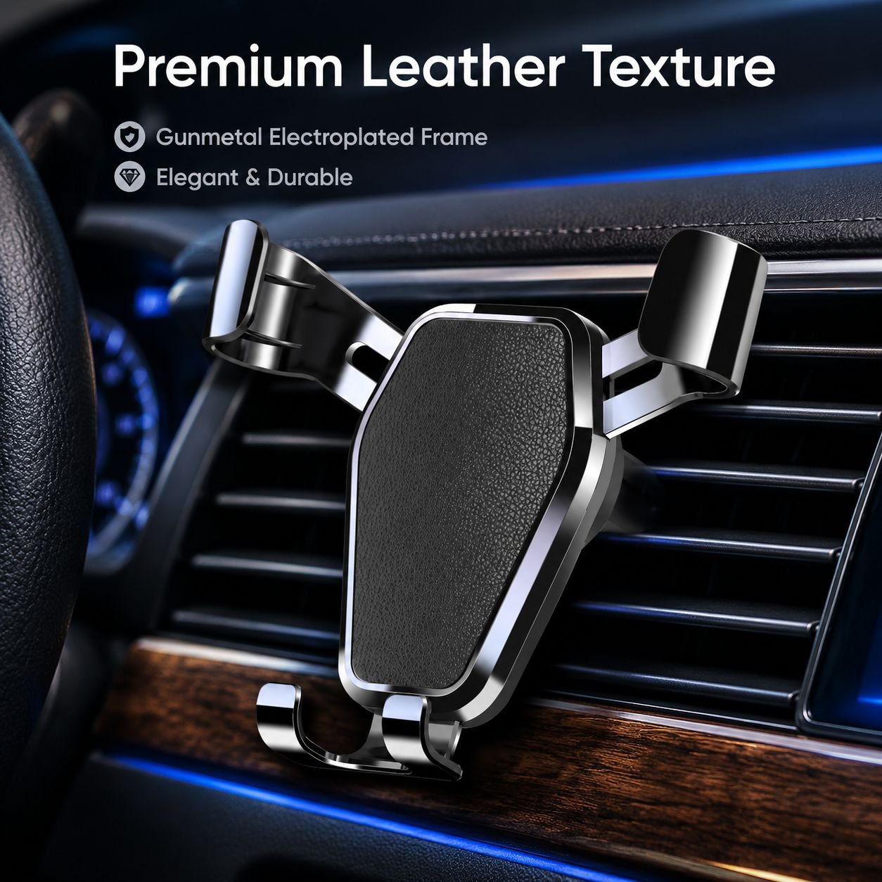 Creative car supplies air outlet car bracket gravity navigation bracket multi-function car mobile ph