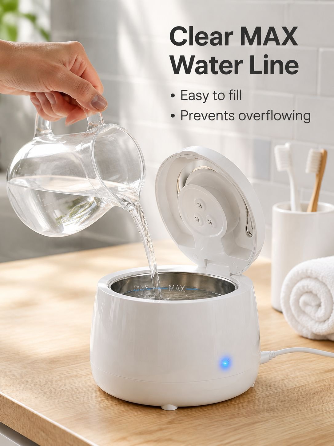 Easy-to-use multifunctional denture and jewelry cleaner