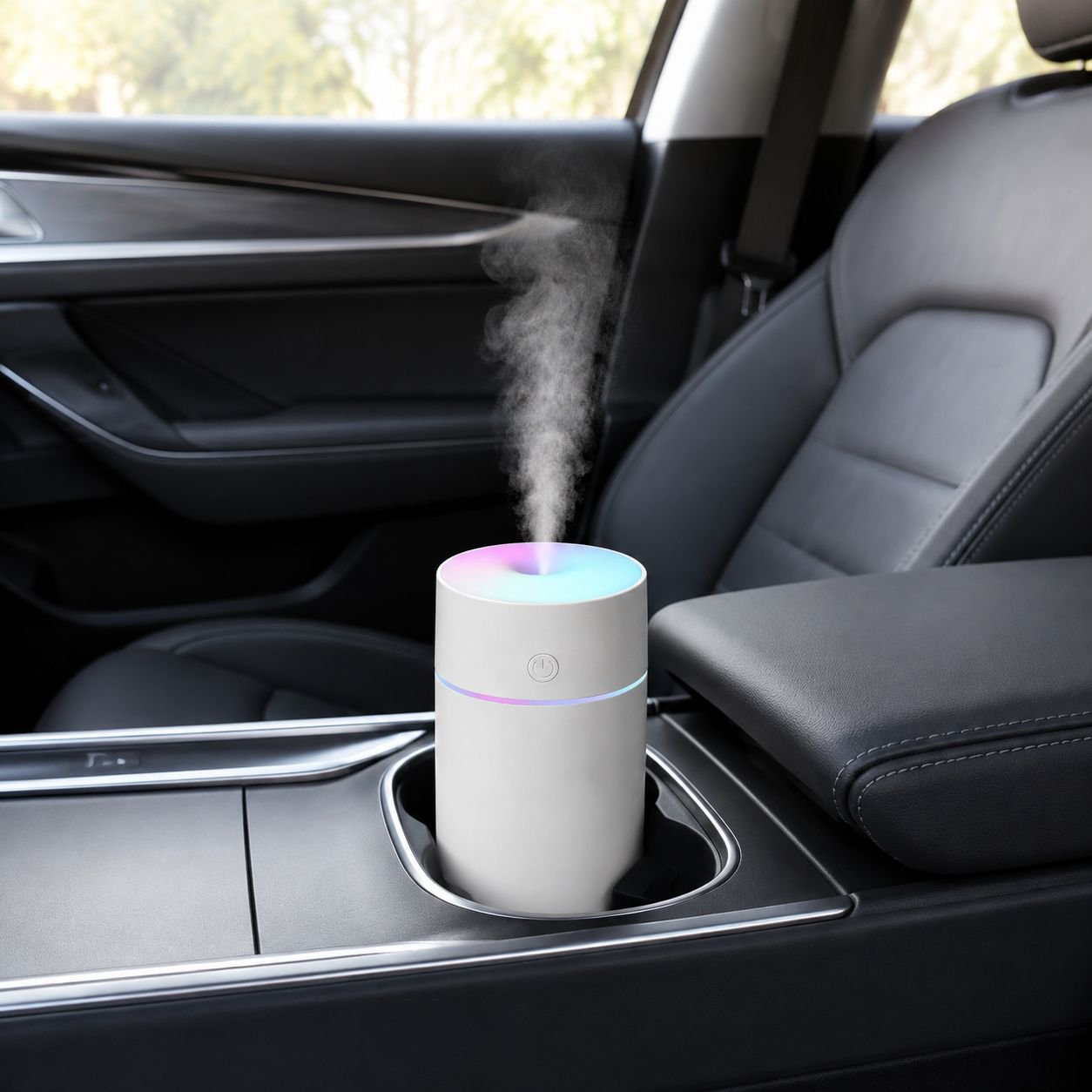 Tragbarer, kabelloser USB-Farb-Luftbefeuchter für das Auto