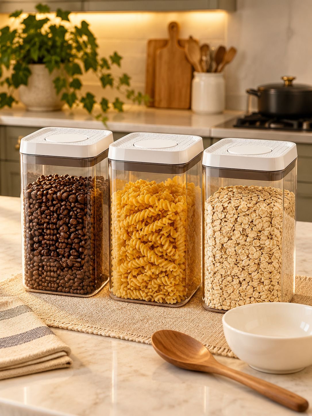 Press-type sealing storage container