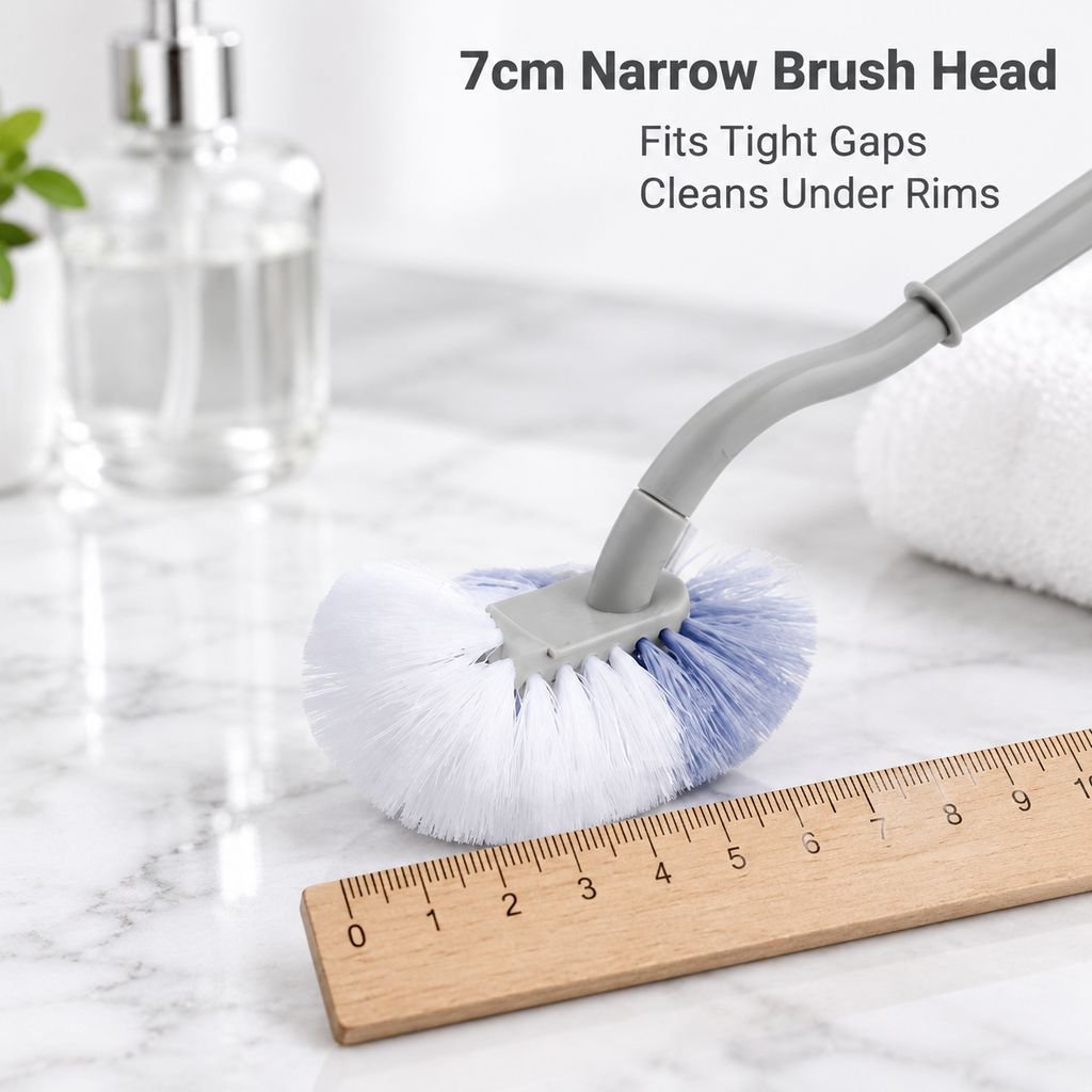 Wholesale Long Handle Small Head Toilet Brush Bathroom Toilet Cleaning Brush
