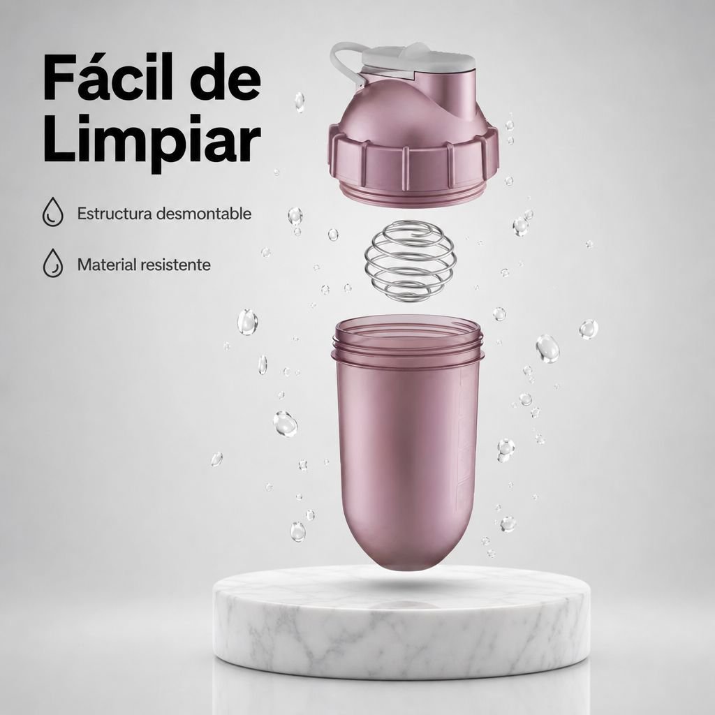 Vaso mezclador de proteína en polvo Shake Fitness