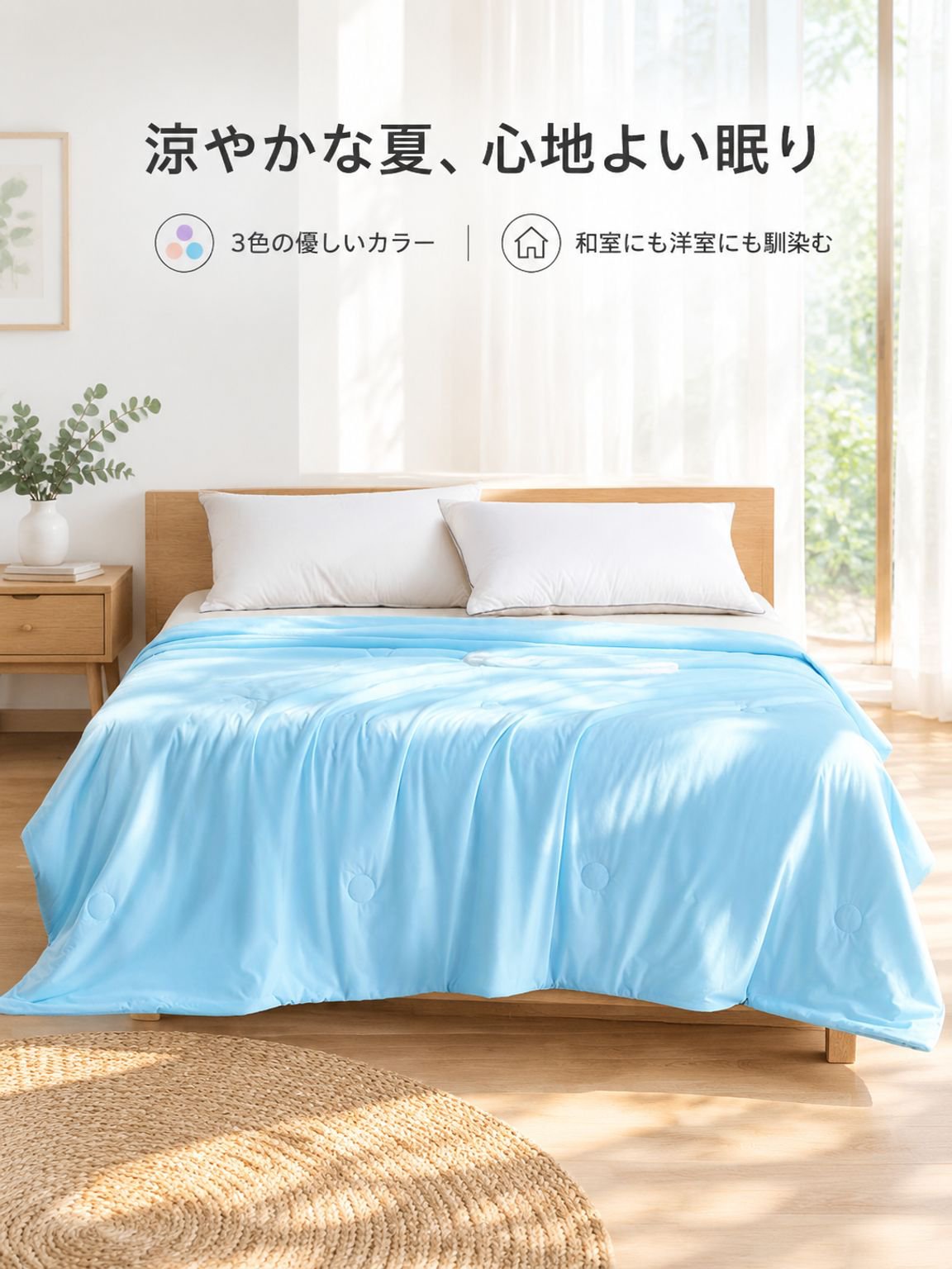 シルク冷感布団
