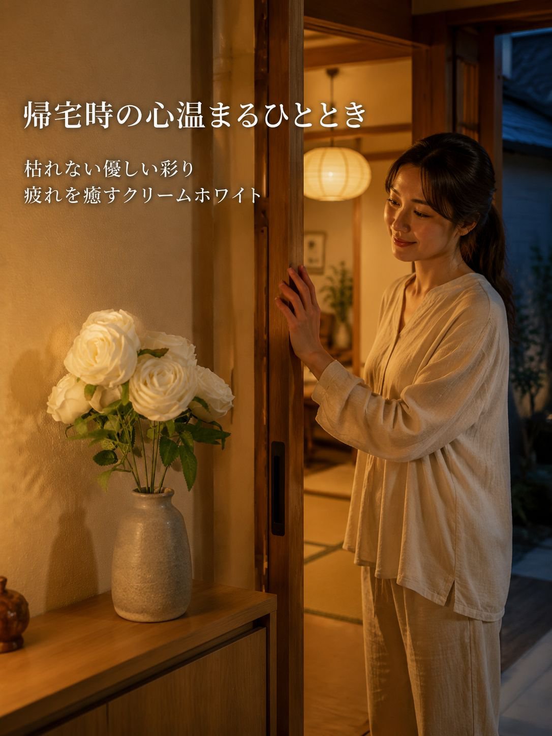 ヴィンテージスタイルのバラの花束