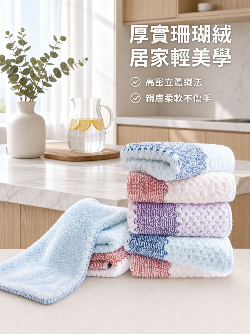 加厚吸水抹布