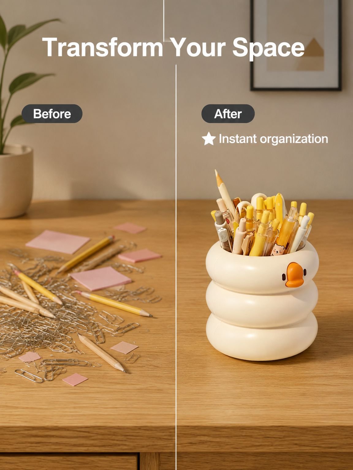 Large Capacity Pen Holder Organizer