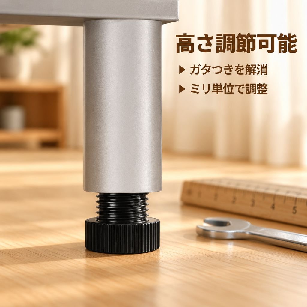家具用アルミ合金アジャスタブルキャビネットレッグ
