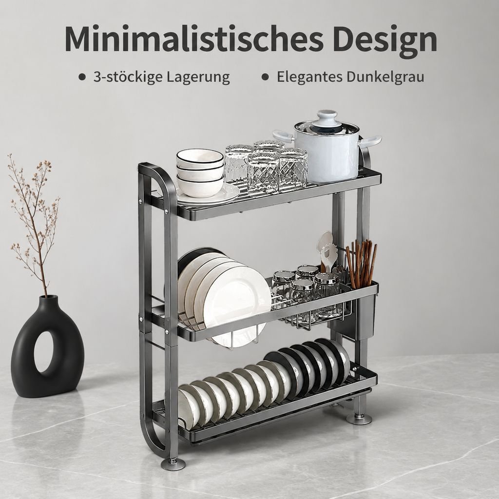 Küchenregal Abtropfgestell für Spüle schmal