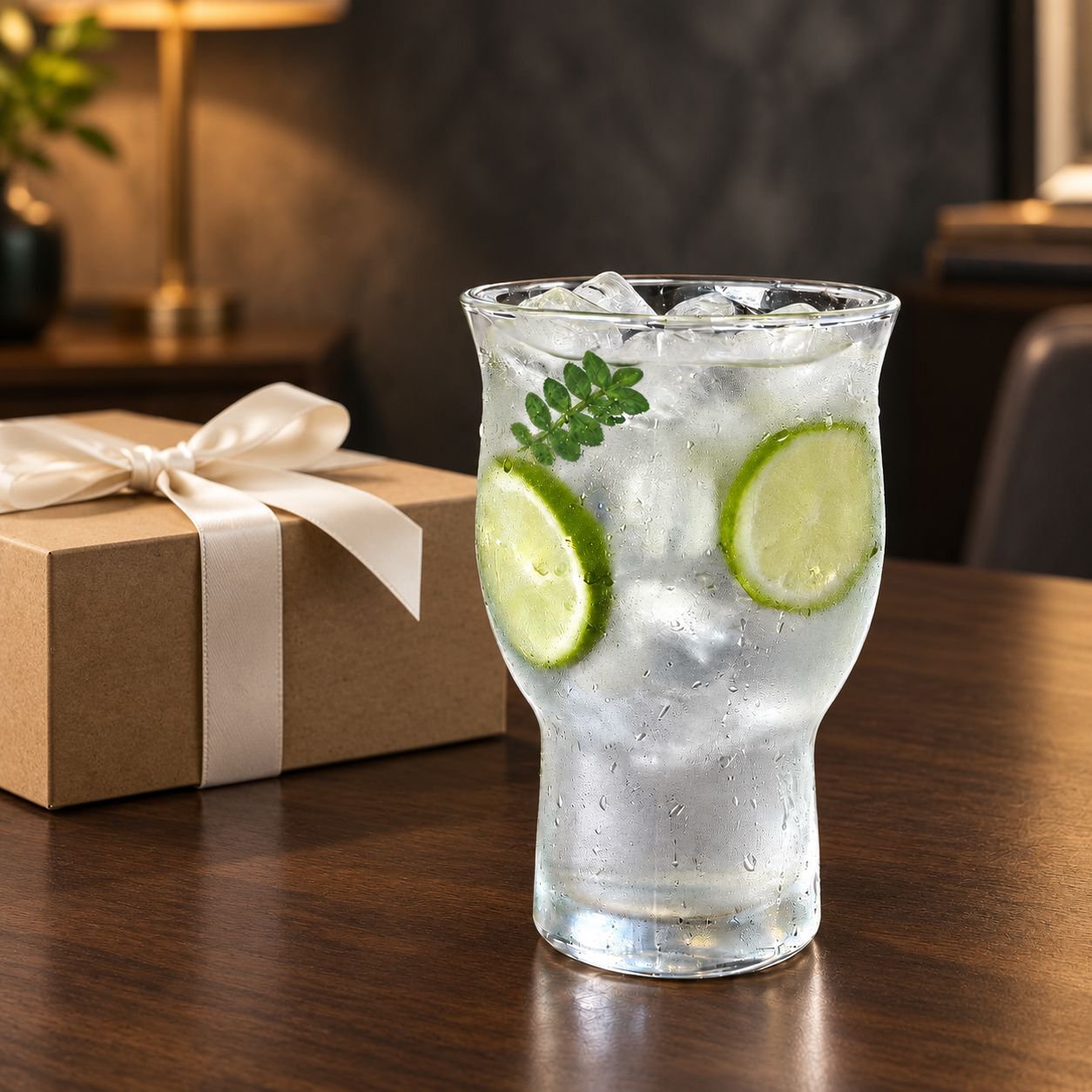 Wide Mouth Glass Beverage Cup