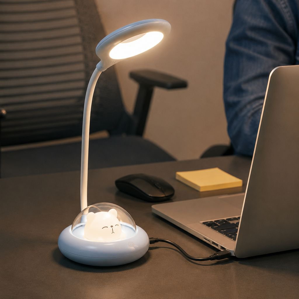Foldable Multifunctional Reading Lamp for Dormitory