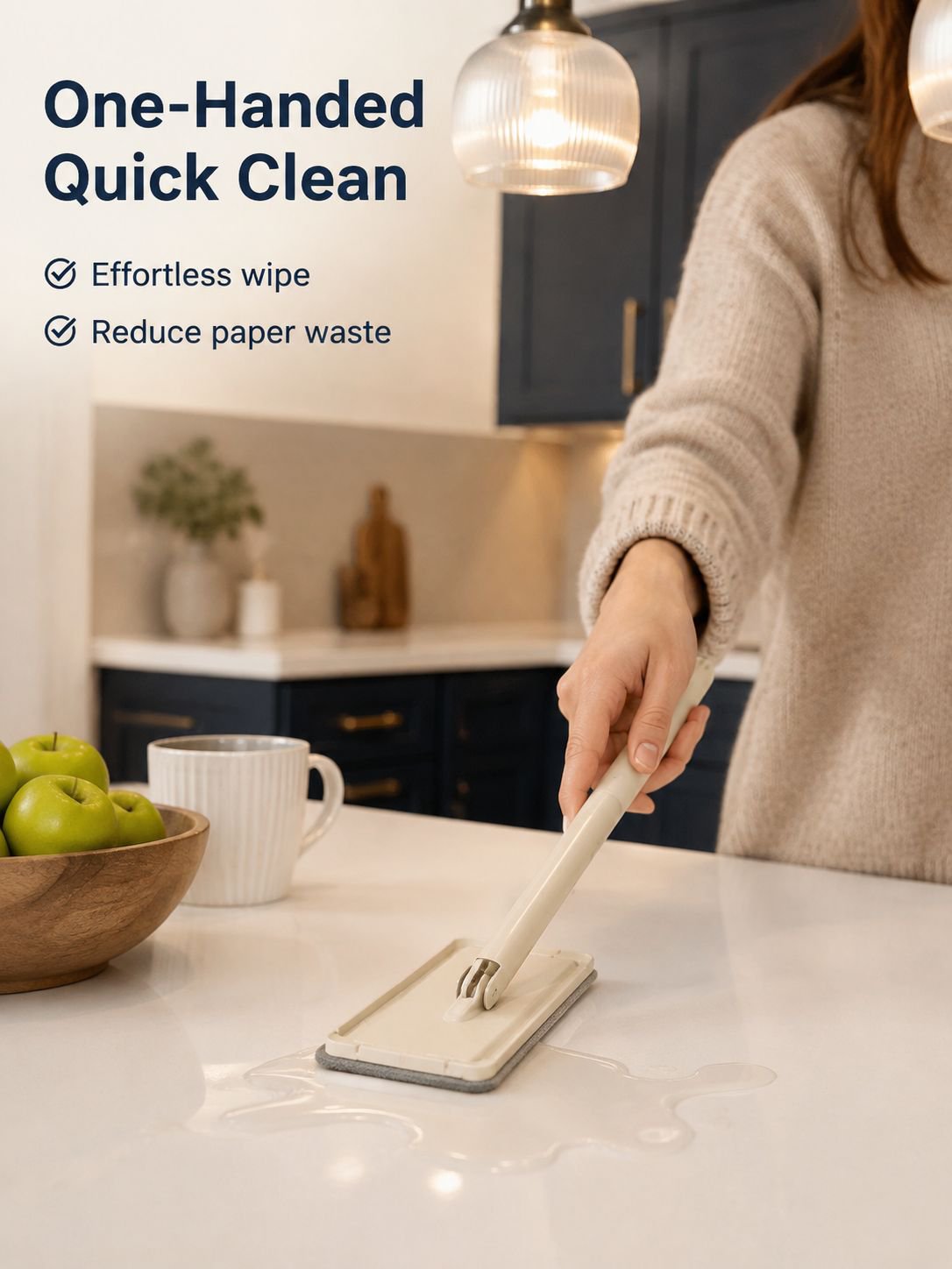 Desktop small cloth mop