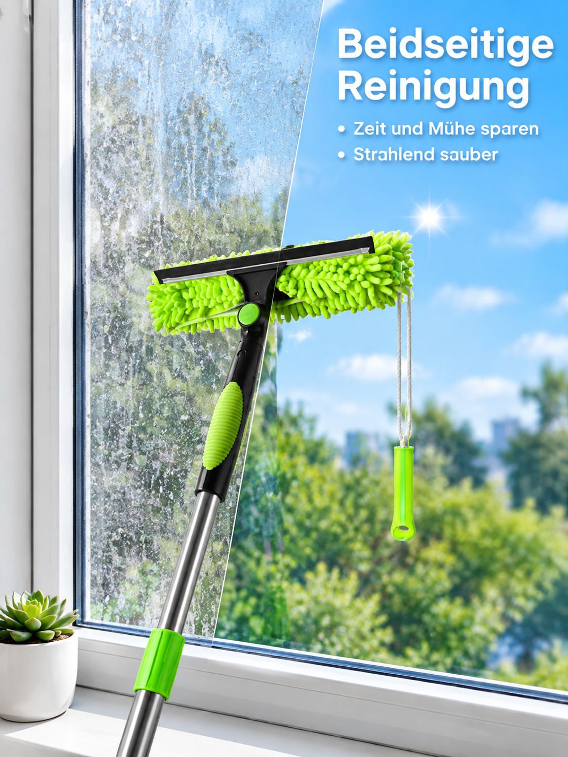JMY Glasreinigung Artefaktreinigung doppelseitig