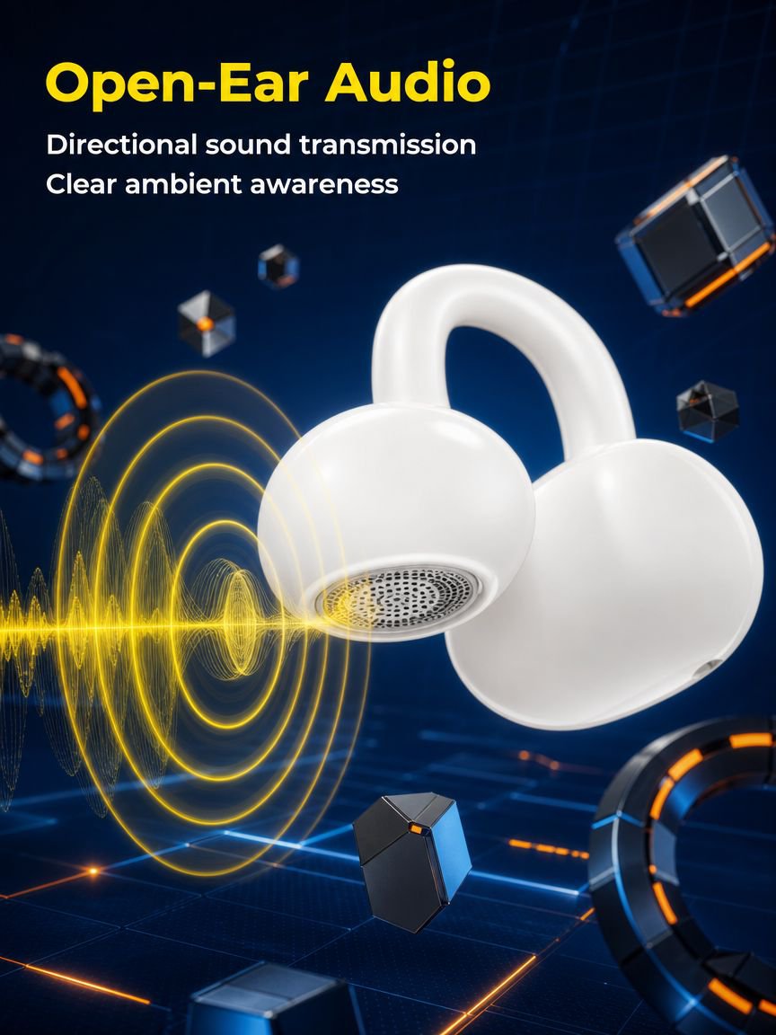Sleek design Fashion Portable Wireless Over-Ear Bluetooth Headphones