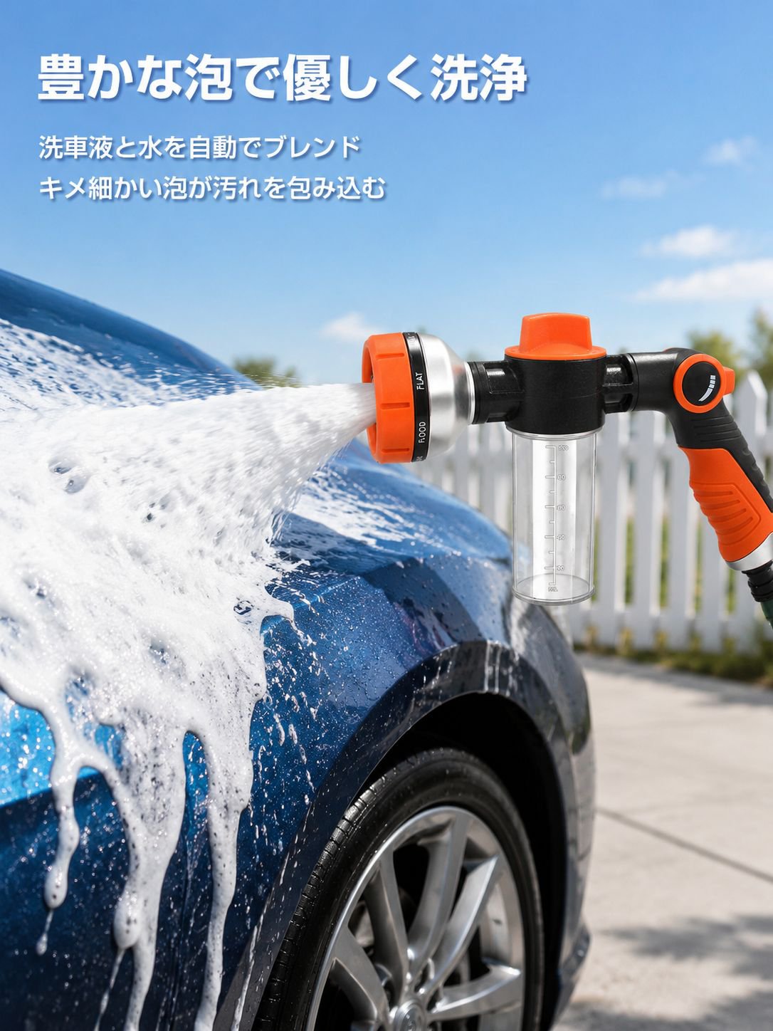 多機能高圧洗車ウォーターガン
