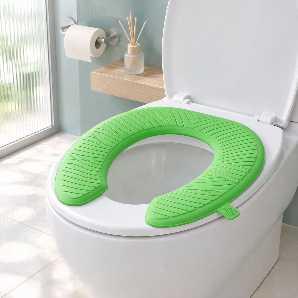 夏用家庭用便座カバー、新型厚手防水便座クッション、オールシーズン使用可能