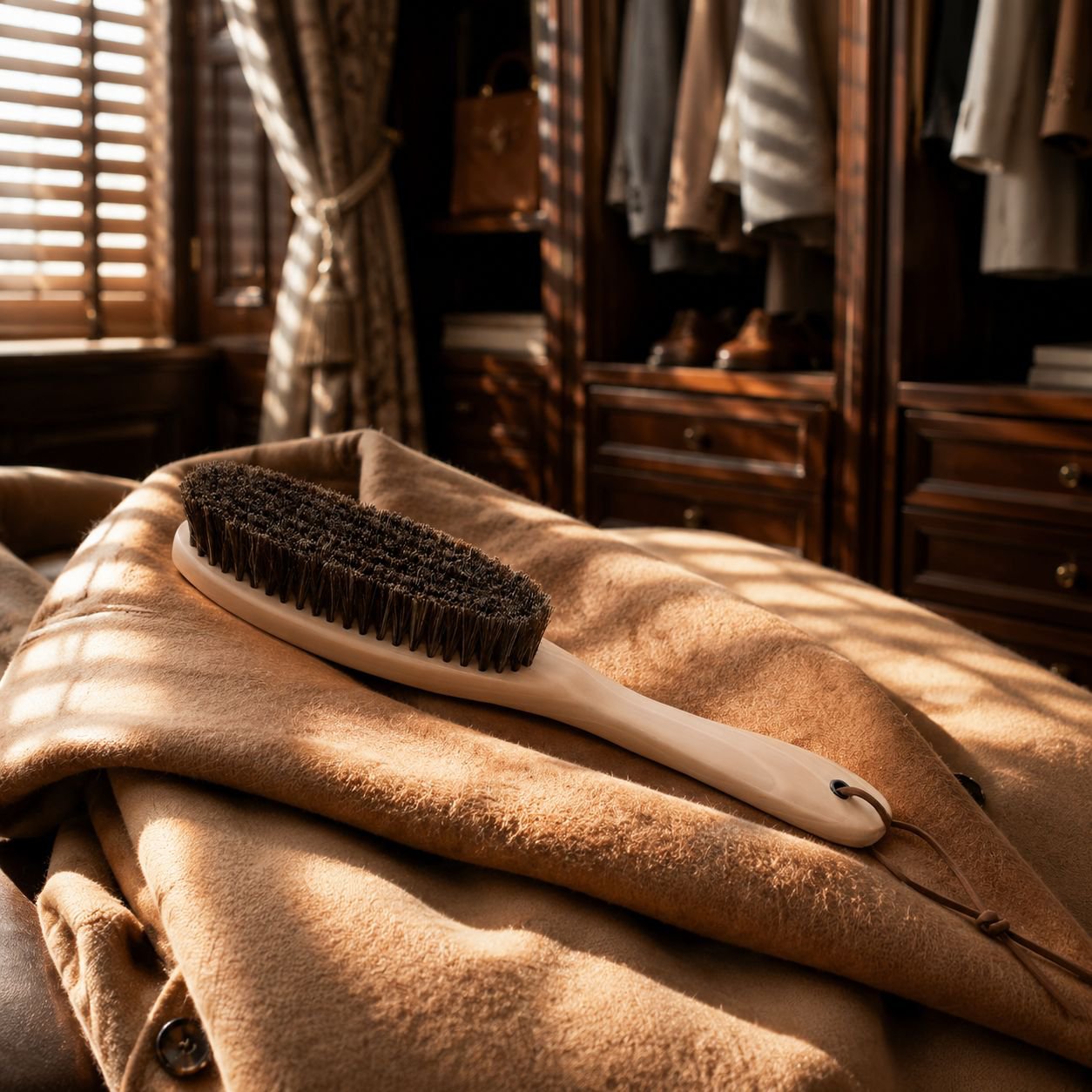 Brosse d'entretien pour manteau en laine Brosse spéciale pour laine et cachemire