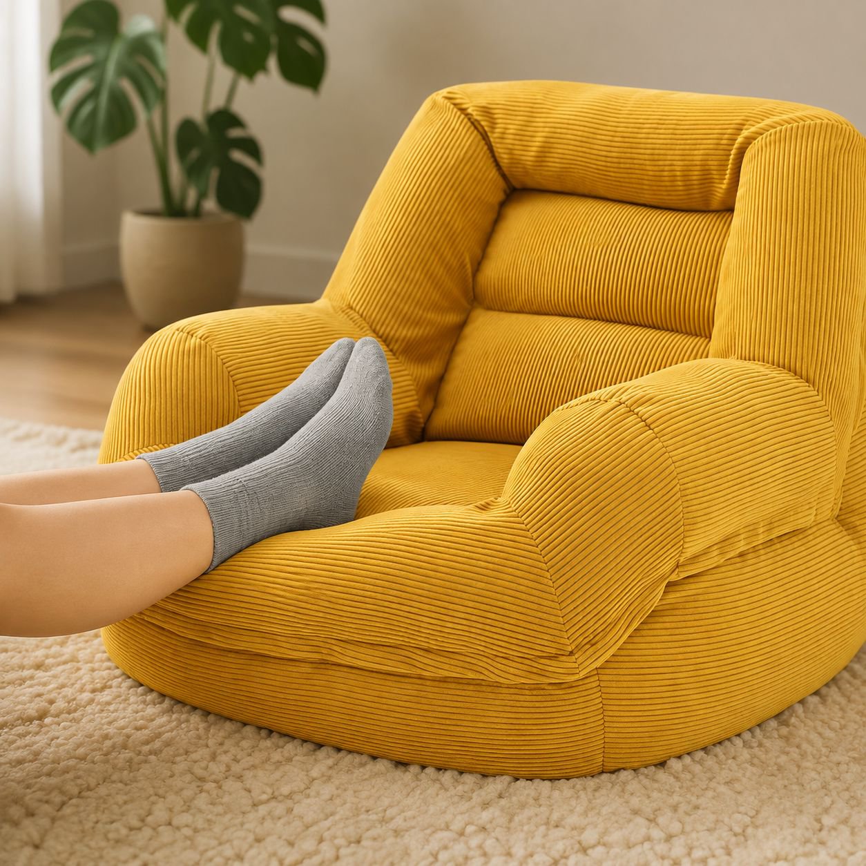 Comfortable single sofa for girls and teens