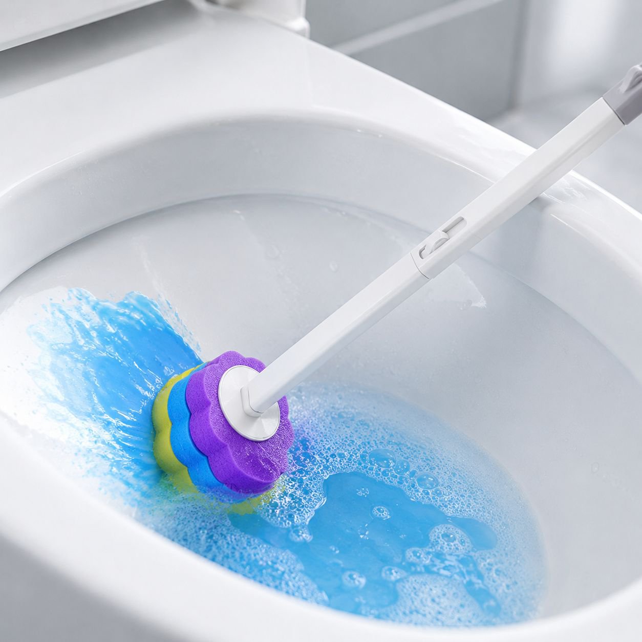 Powerful Stain-Removing Toilet Brush