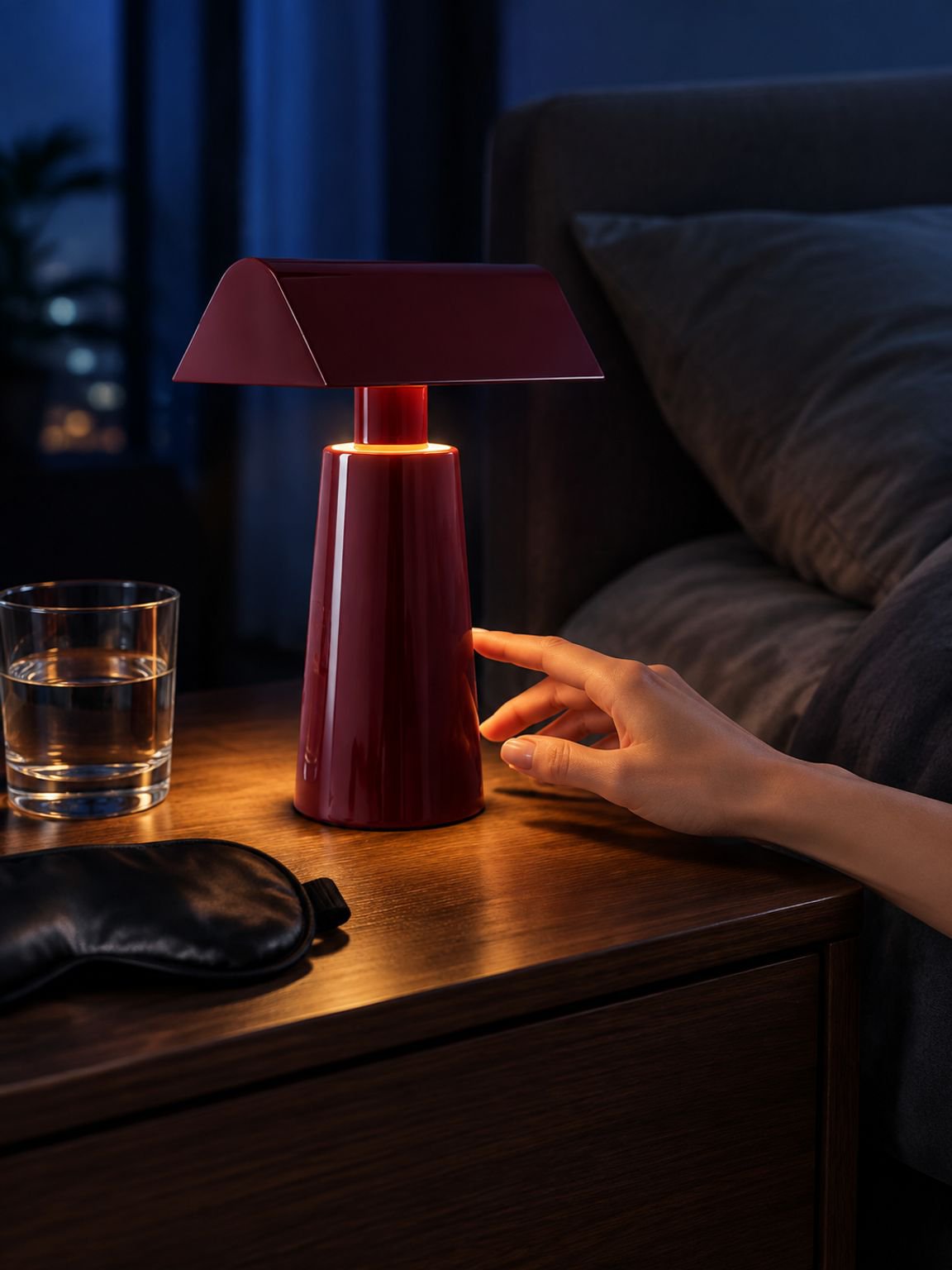 Vintage Nachttischlampe für gemütliche Atmosphäre