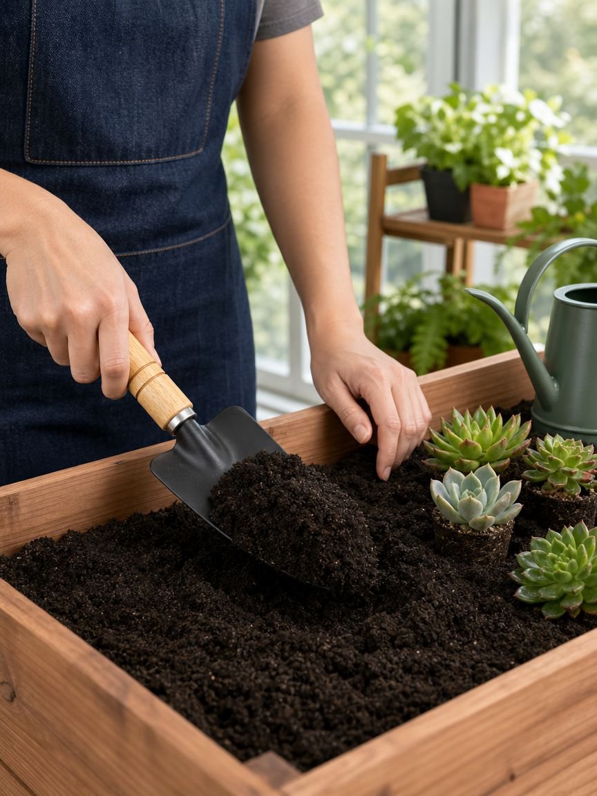 Essential garden hand rake for soil cultivation
