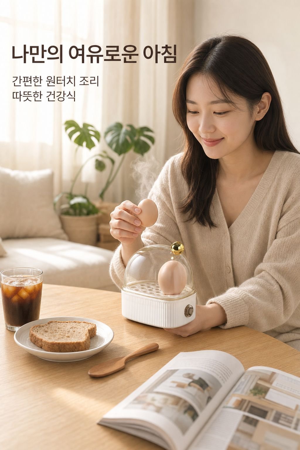 기숙사 미니 다용도 가정용 스테인리스 자동단전 계란찜기