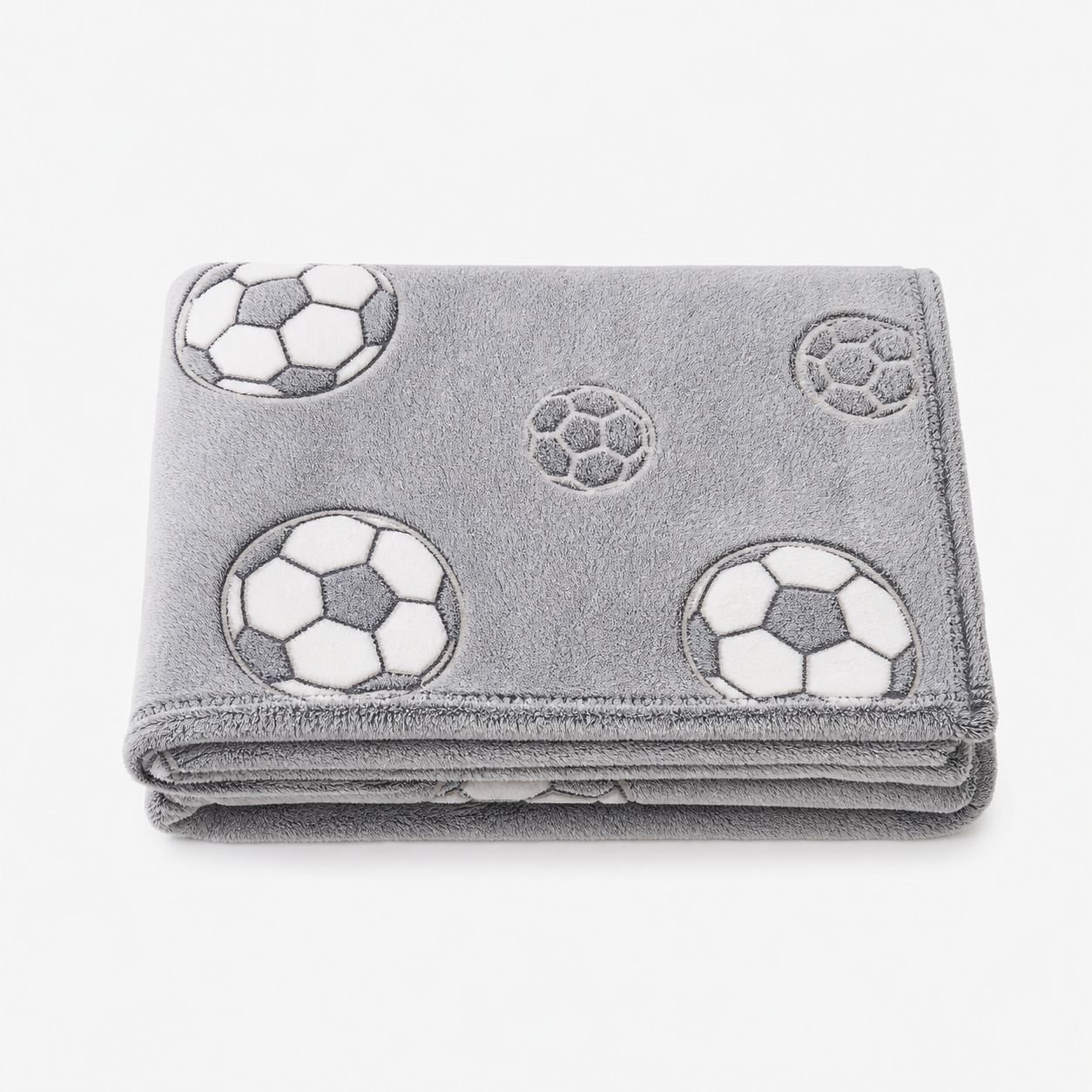 Luminous Soccer Ball Throw Blanket for Home Use