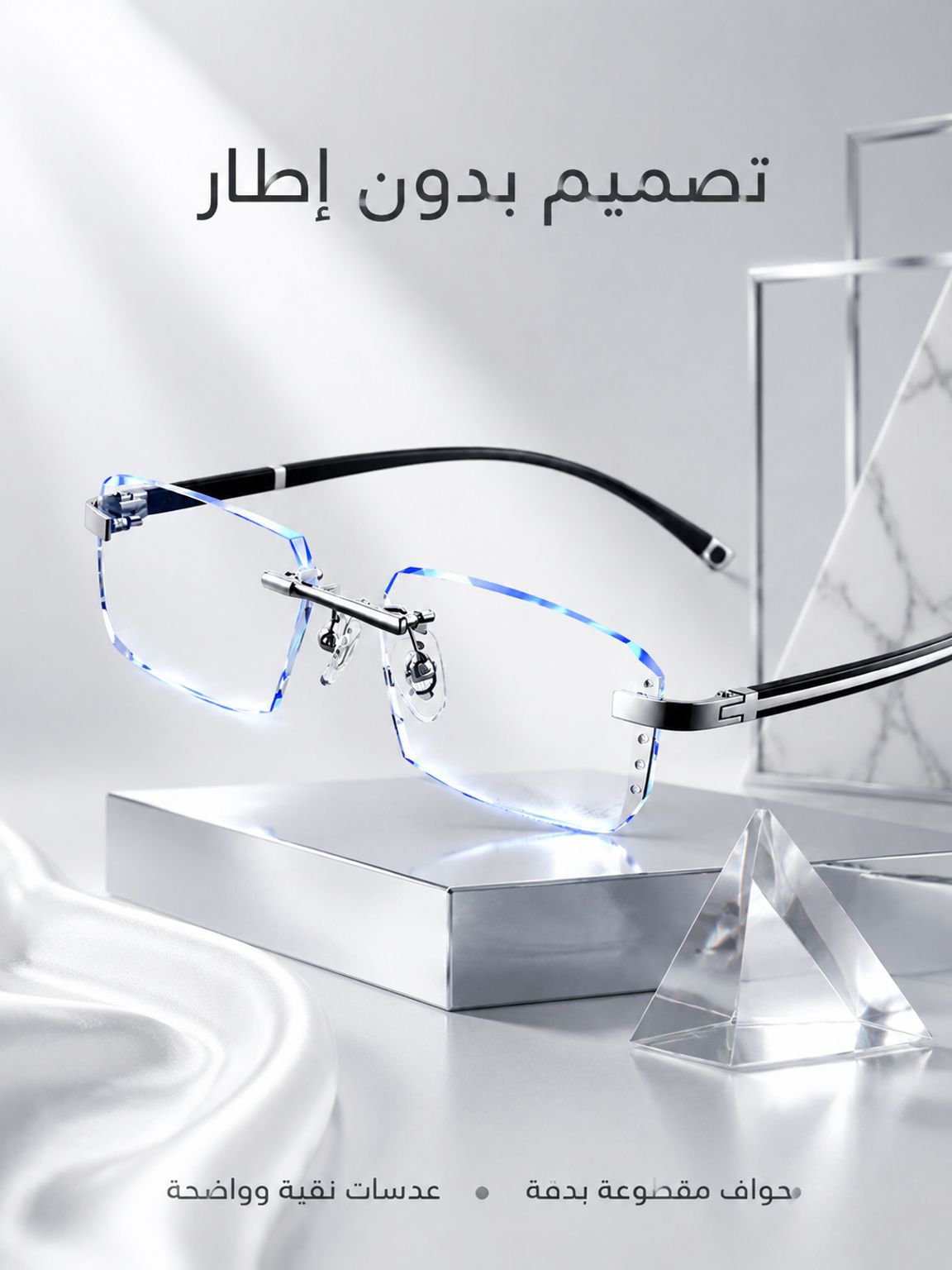 نظارة قراءة فوتوكرومية ومقاومة للضوء الأزرق