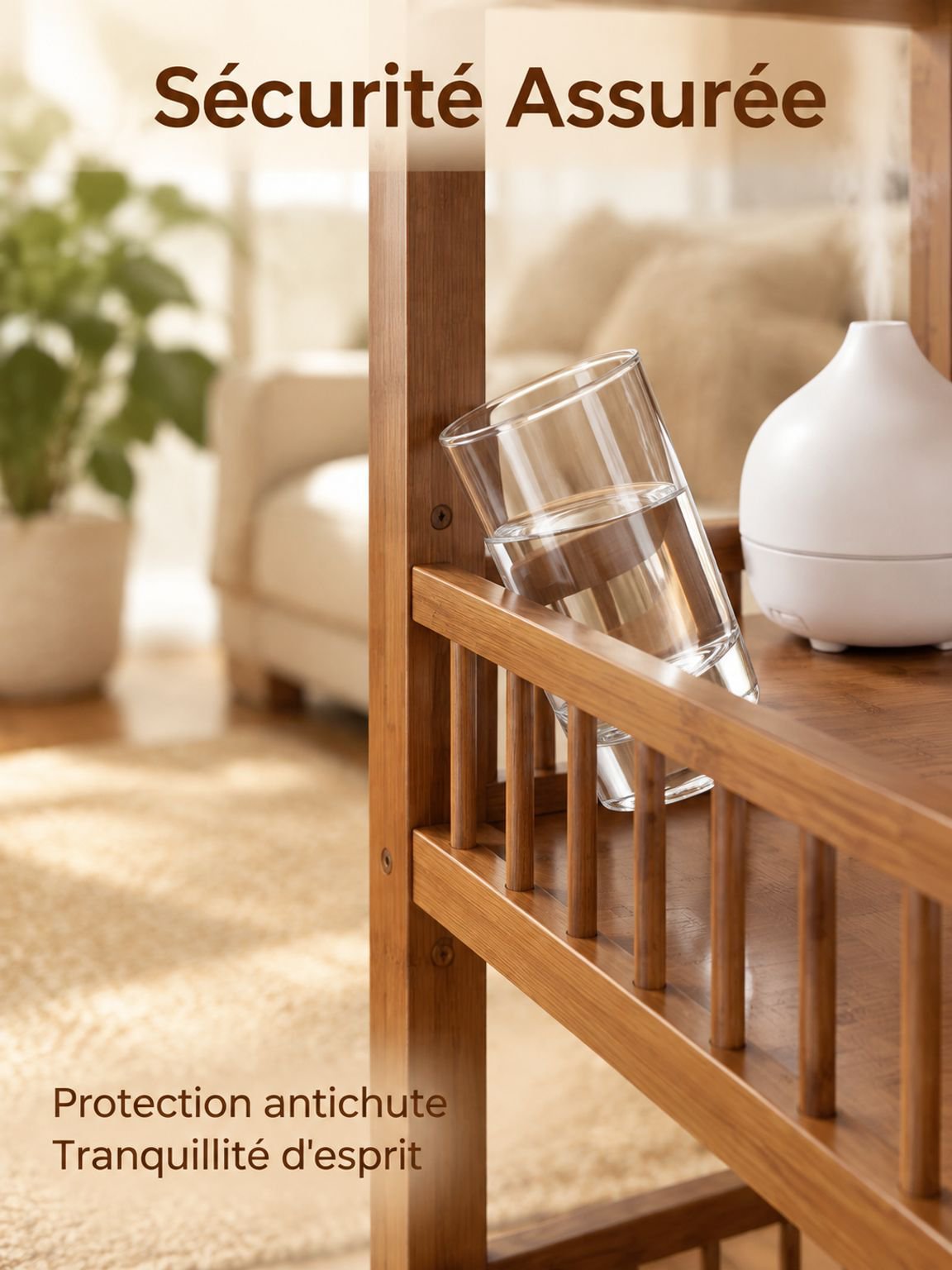 Petite table de salon pratique et peu encombrante