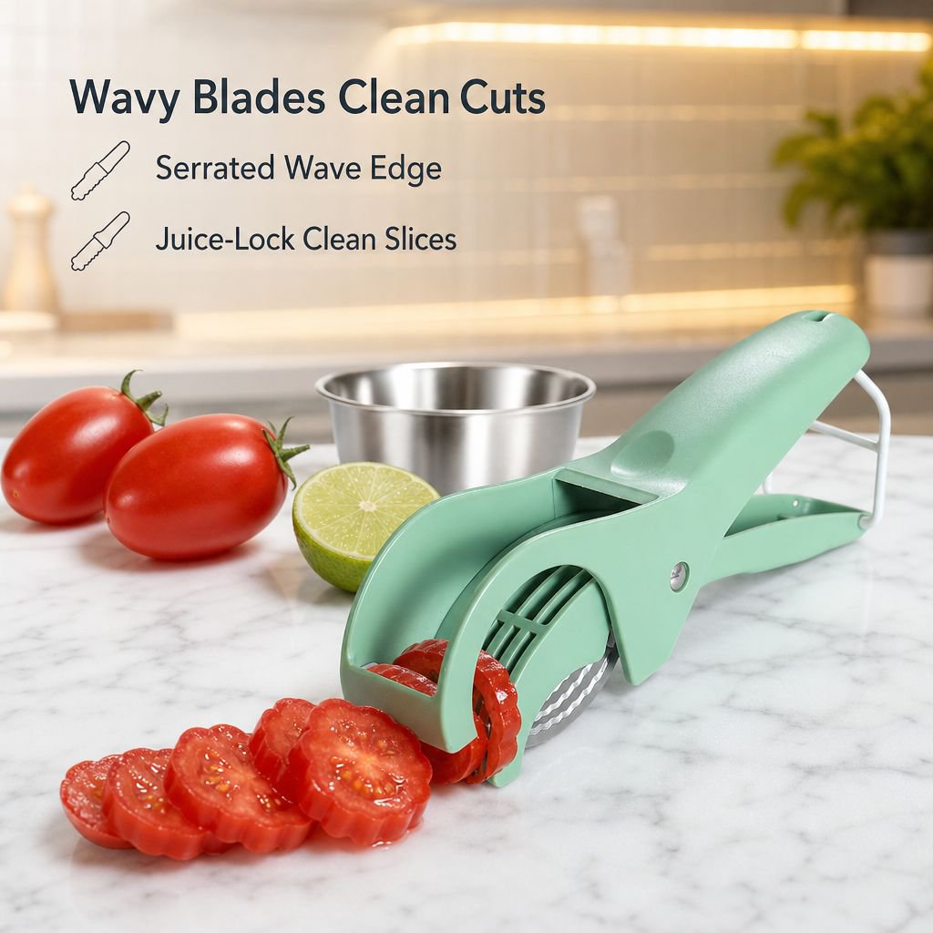 Multifunctional Kitchen Vegetable Slicer Stainless Steel Fruit Salad Cutter