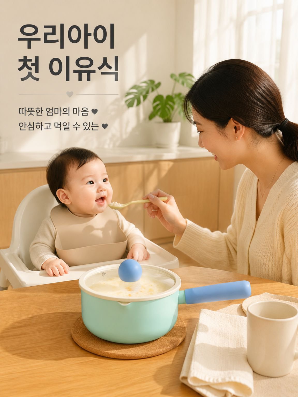 아기 이유식 다용도 냄비