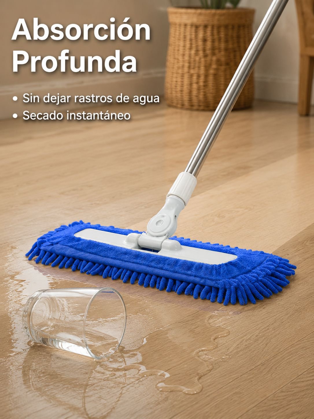 Fregona plana de limpieza