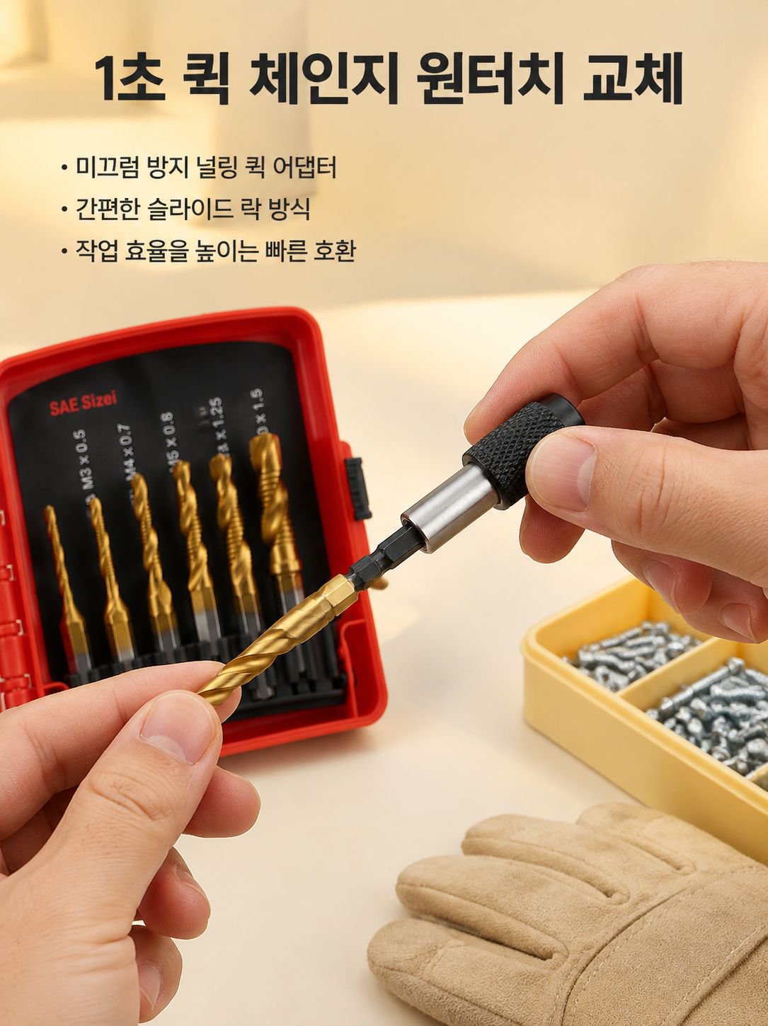 고경도 다기능 드릴 비트 세트