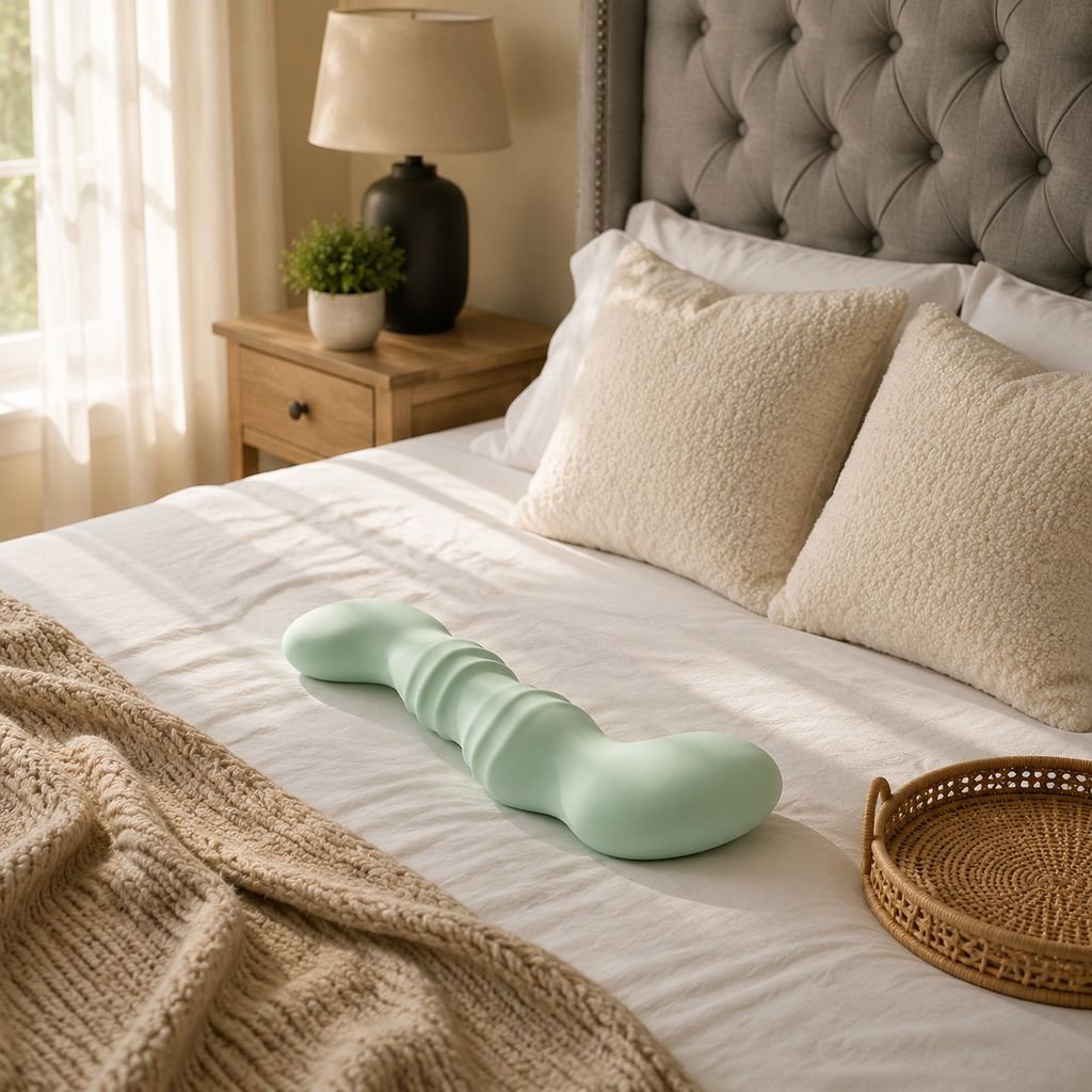 Cute Seahorse Maternity Side Sleeping Pillow, Memory Foam Long Body Pillow