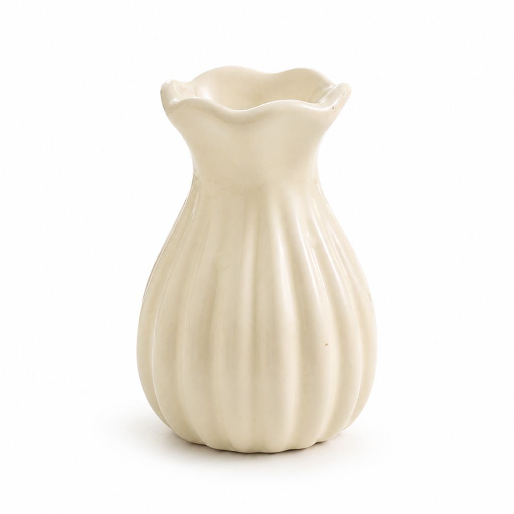 Mini Ceramic Vase with Artificial Flowers for Home Decoration