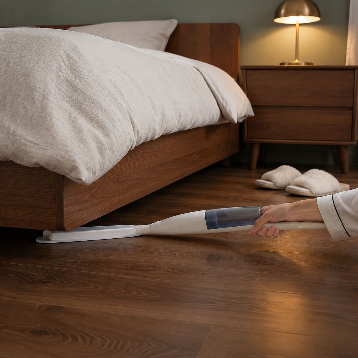 Hands-Free Silicone Squeegee Broom