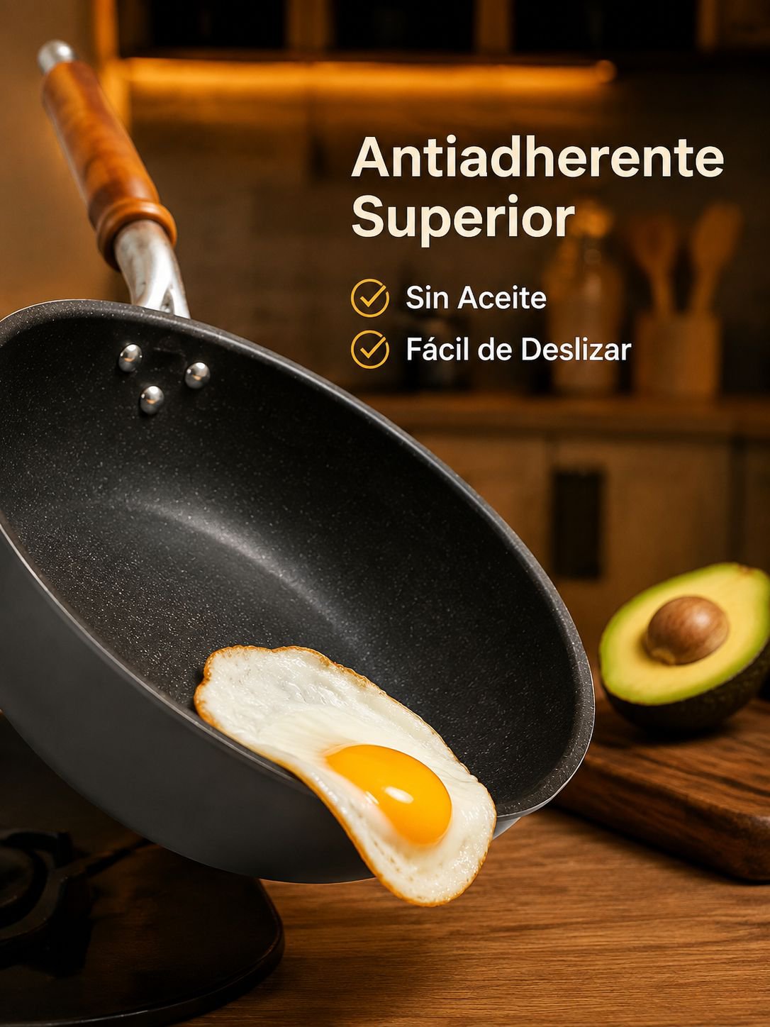 Olla mini antiadherente de piedra Maifan