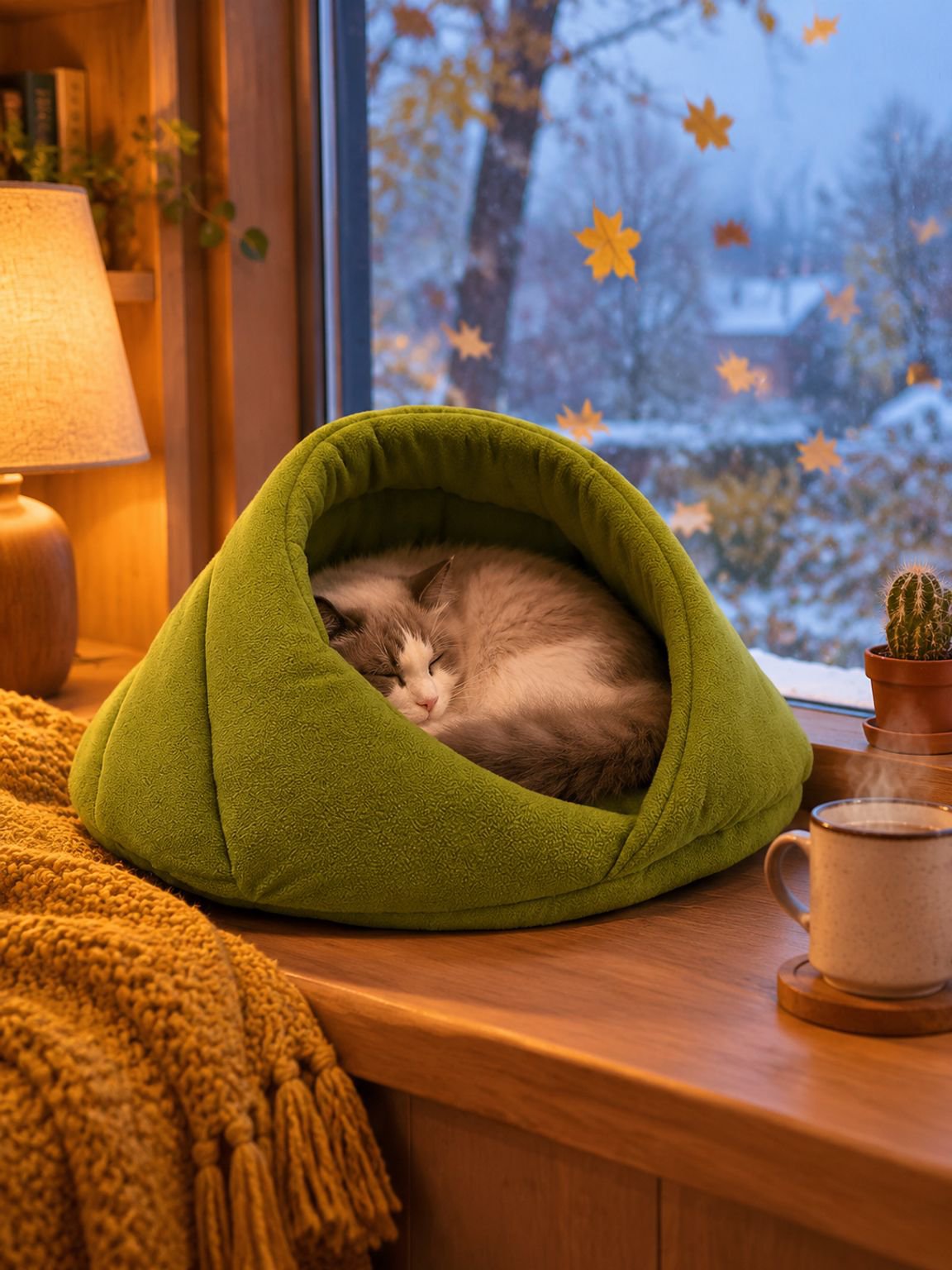 Cama antiestrés para perros y gatos