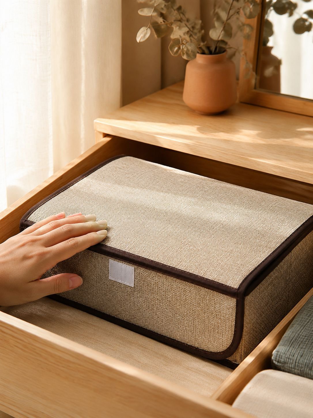Luxury storage box for neatly organizing clothing