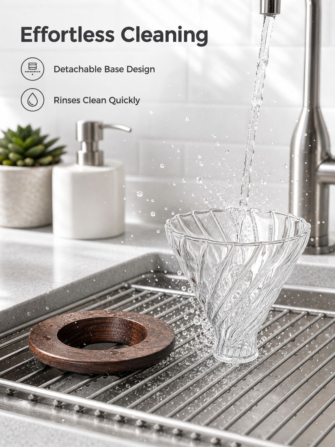 Creative cloud shaped hand brewed coffee set